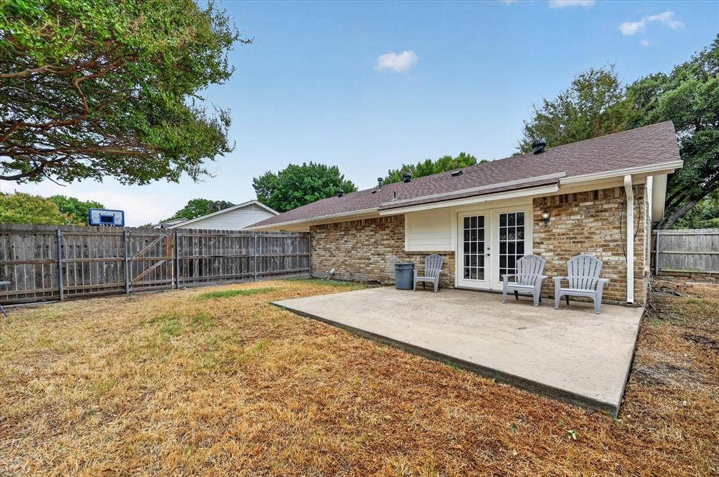 1813 Tulane Drive, Richardson, TX 75081 Patio area to enjoy your afternoon or morning.