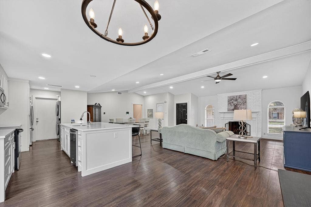1813 Tulane Drive, Richardson, TX 75081 Look at the size of that kitchen island