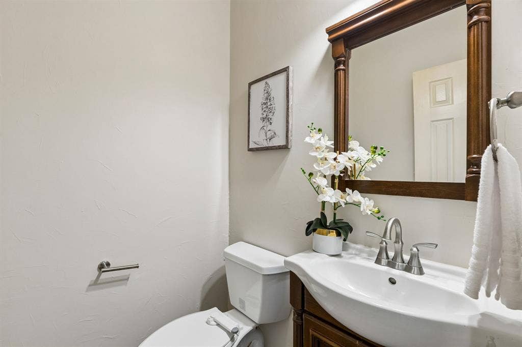 Powder Bath near the kitchen on Level 1