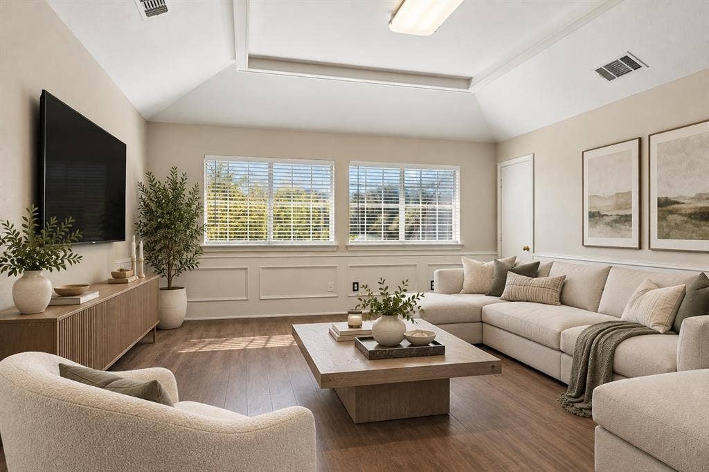 2nd Level Gameroom or Living Room-DIGITALLY STAGED