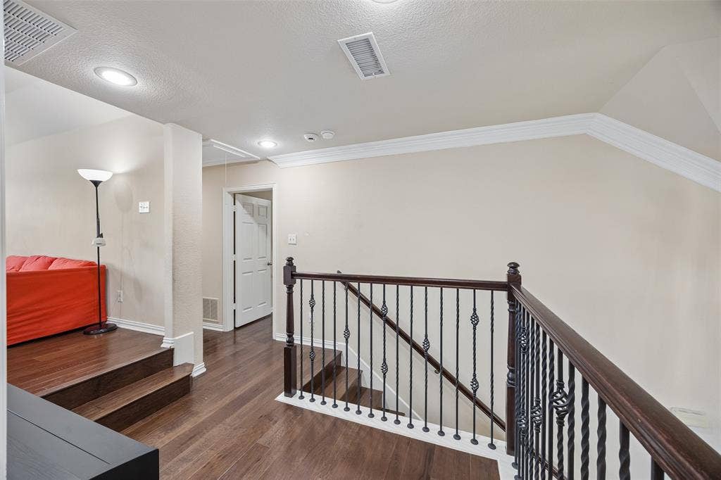 2865 Ridge View Road, Frisco, TX 75034 Wood-finish flooring throughout, recessed lighting, and crown molding
