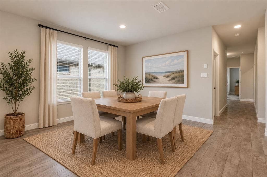 Open Dining Area (virtually staged)