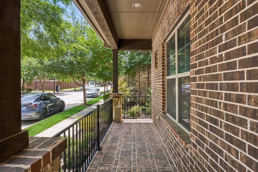 Generous covered front porch