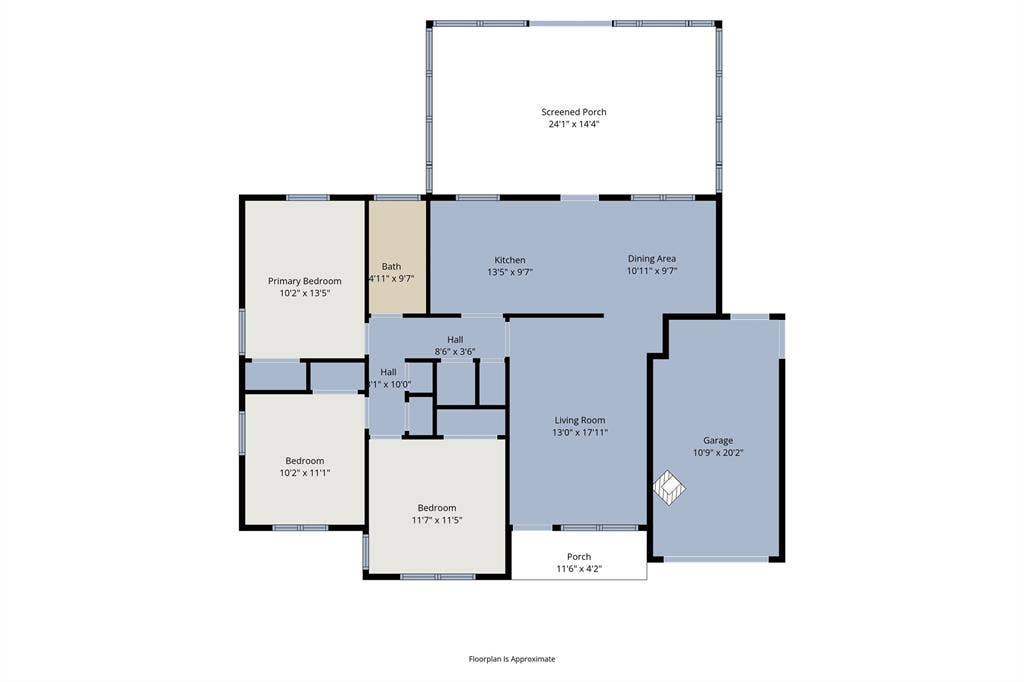 1938 Balla Way, Grand Prairie, TX 75051 Floor plan