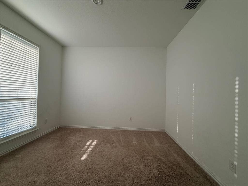3308 Chasemoor Drive, Denton, TX 76207 Wall-to-wall carpeting, recessed ceiling lighting, and a window with horizontal blinds