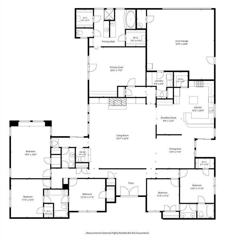 7603 Queens Ferry Lane, Dallas, TX 75248 Floor plan