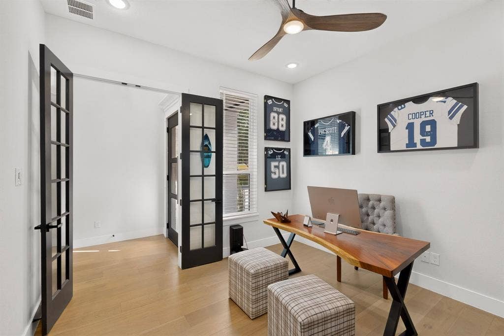 2519 Tamaron Cove, Cedar Hill, TX 75104 Light wood-finish flooring with white walls and recessed lighting
