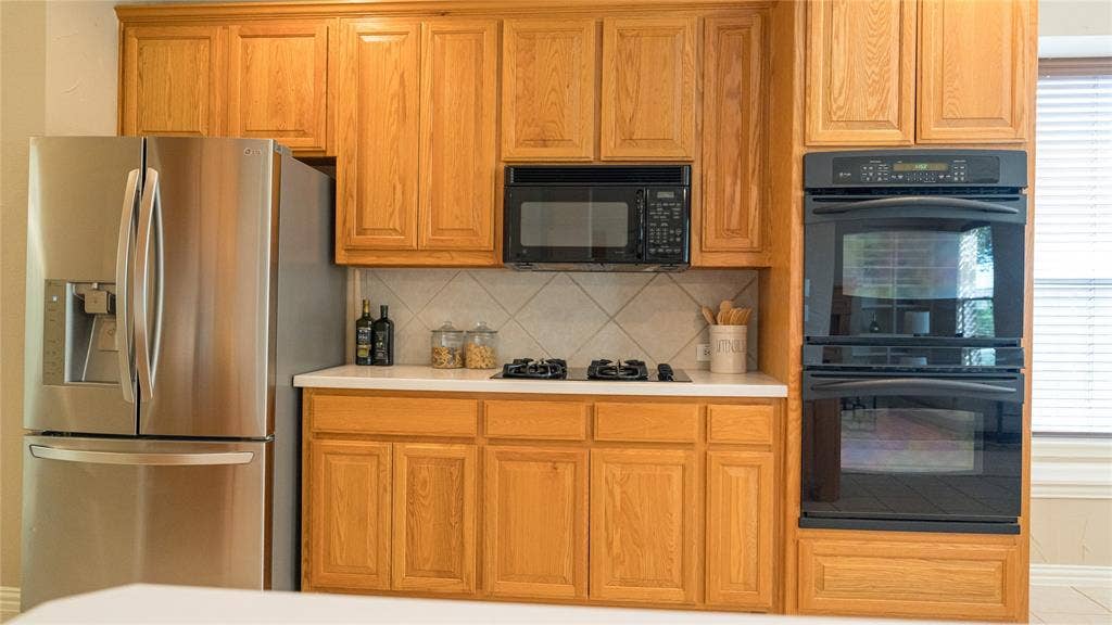 Appliances and Kitchen cabinets