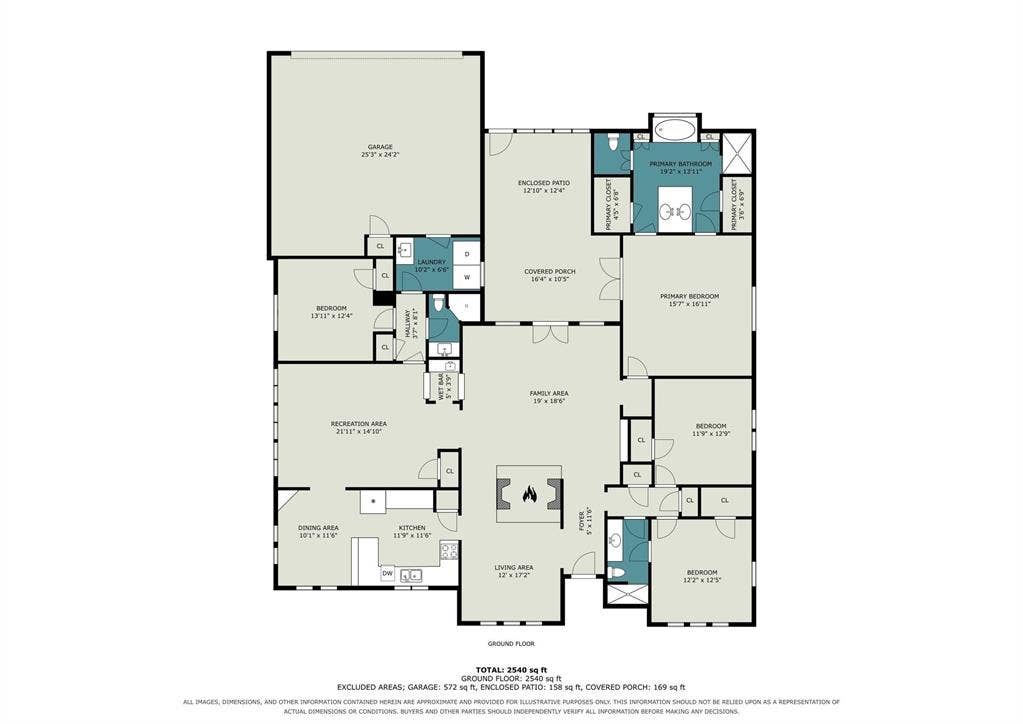 6503 Barfield Drive, Dallas, TX 75252 Floor plan