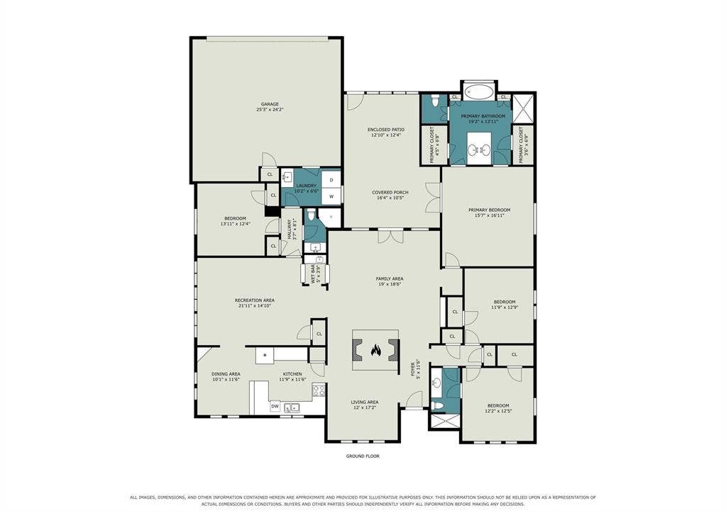 6503 Barfield Drive, Dallas, TX 75252 Floor plan