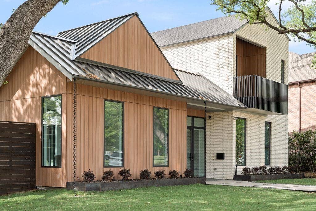 4103 Saranac Drive, Dallas, TX 75220 Every angle of the front exterior showcases attention to detail and elevated construction.