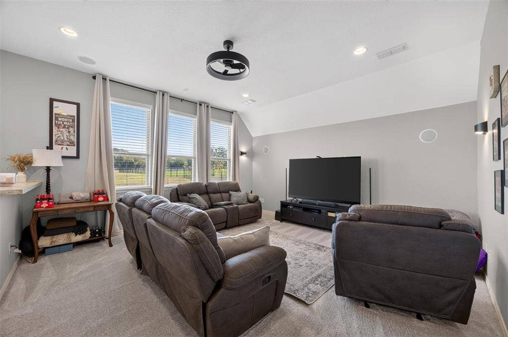 225 Diamond Rose Drive, Burleson, TX 76028 Game room with wet bar