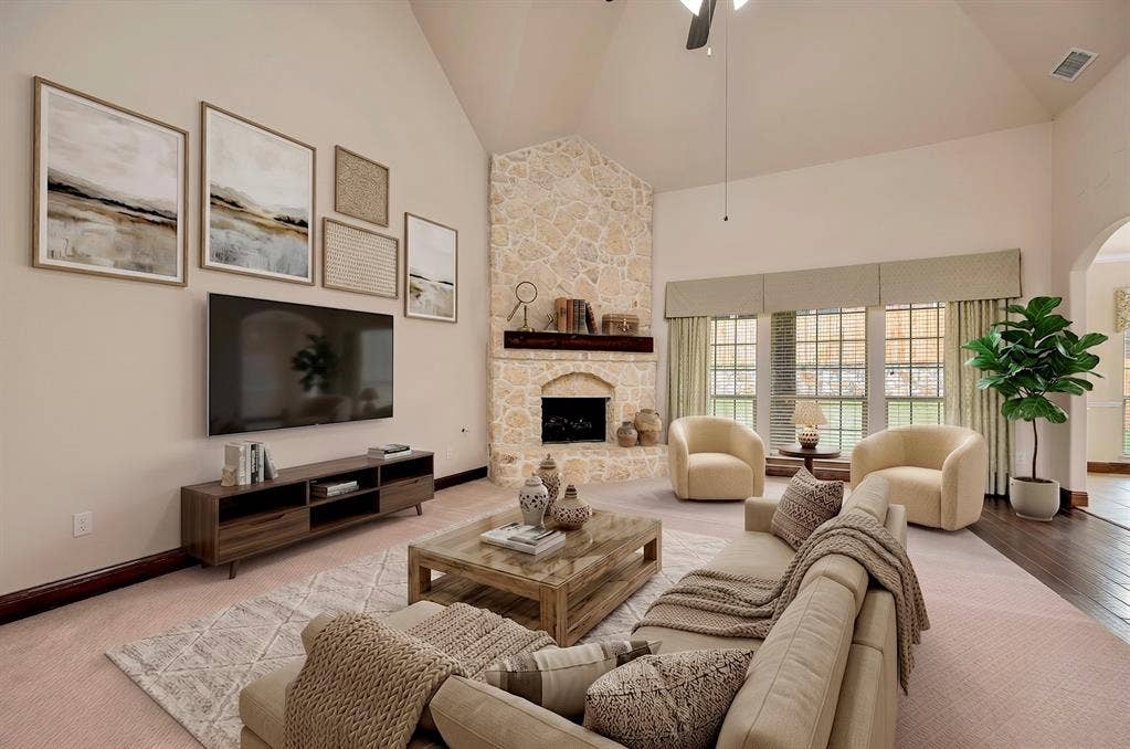 6001 Lacebark Elm Drive, Fort Worth, TX 76123 Virtually staged