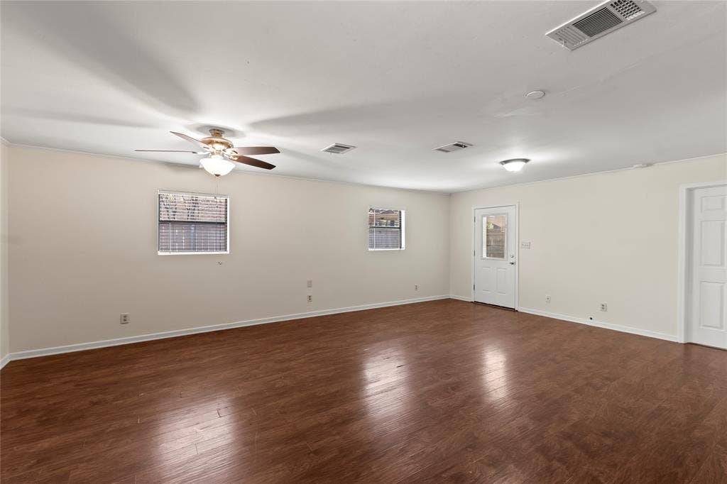 125 Harrell Street, Gun Barrel City, TX 75156 Open Living Dining and Kitchen in Guest Quarters.