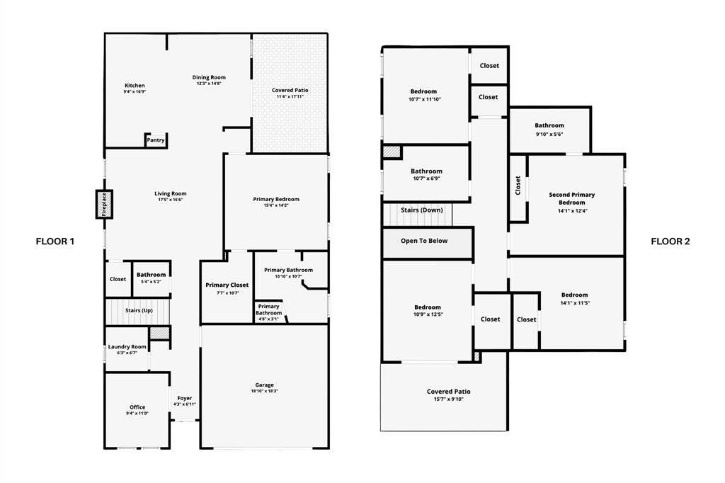 518 Crete Street, Dallas, TX 75203 Floor plan