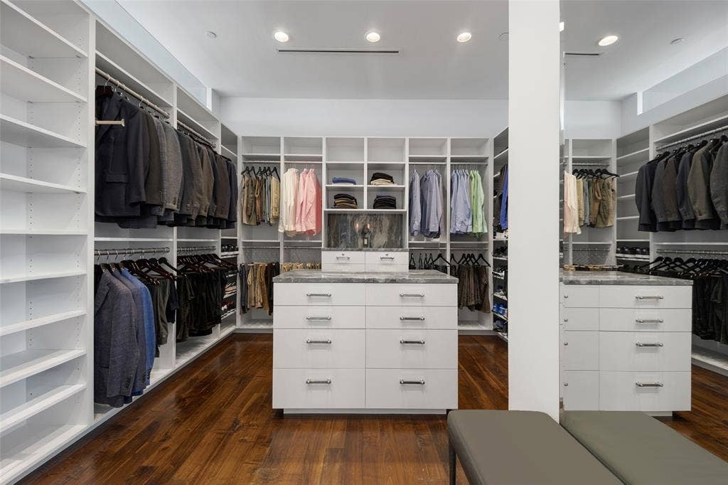 1918 Olive Street, #3901, Dallas, TX 75201 1 of 2 spacious closets in primary bedroom