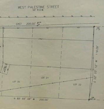 Property photo for Lot 20 W Palestine, Mexia, TX