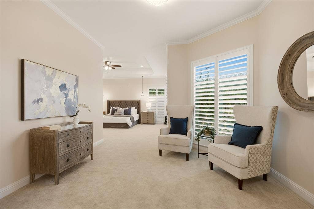 1120 Twin Oaks Drive, Prosper, TX 75078 Use this spacious sanctuary to unwind at the end of the day or consider using it as home office space.