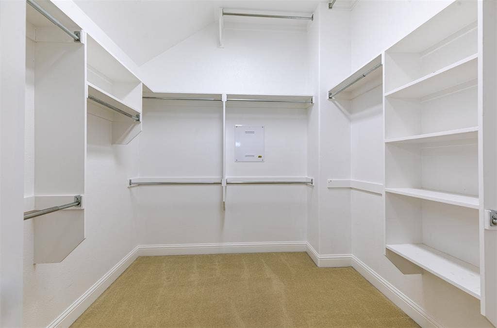 Primary suite's closet.