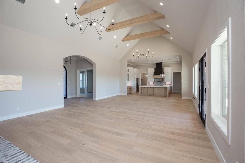 206 Knights Crossing Road, Lorena, TX 76655 Wood flooring throughout.