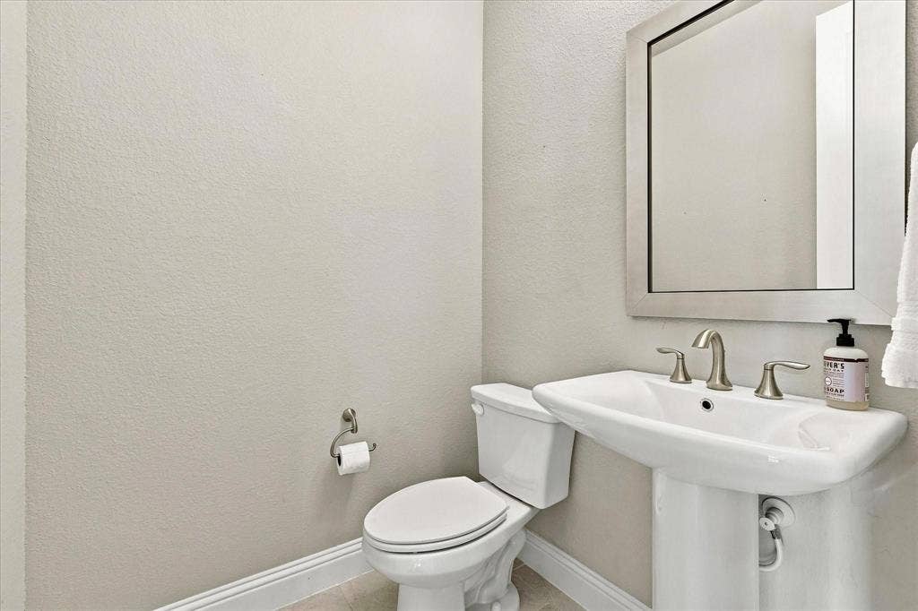 Powder room downstairs
