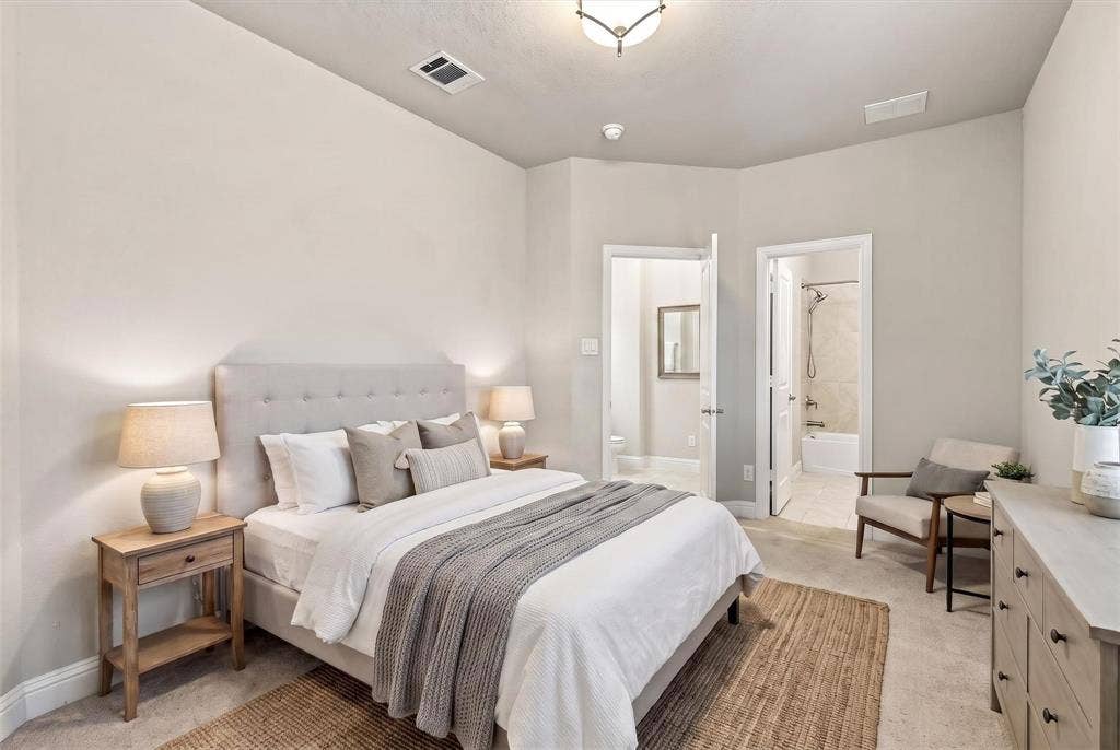 Bedroom #4 with ensuite bathroom- for older kiddos or multigenerational living!