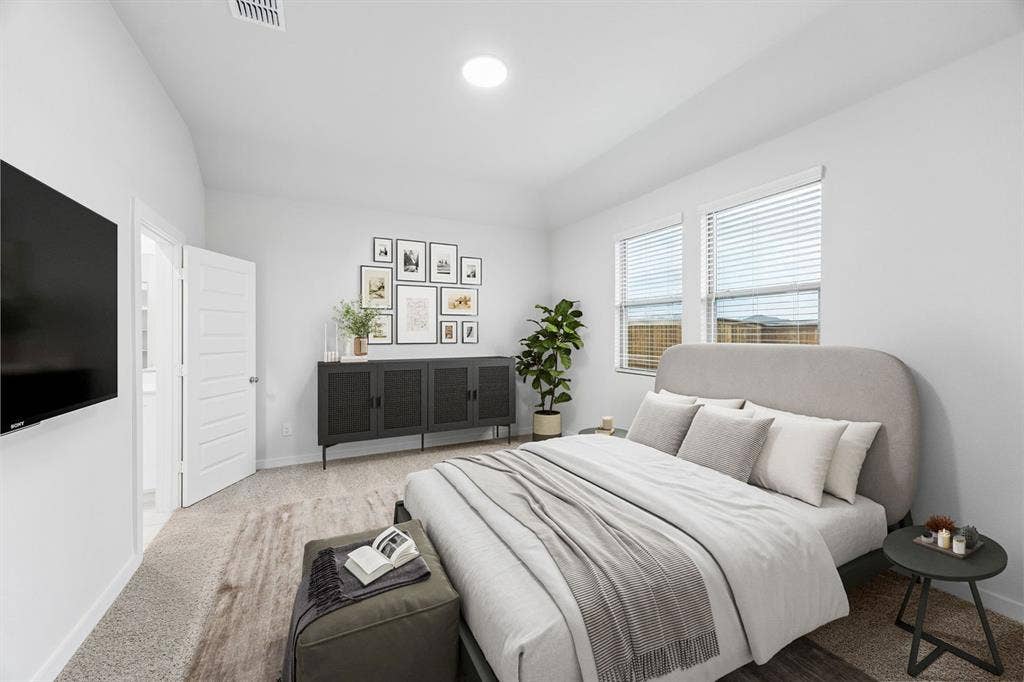 Primary Suite in the Cedar home plan – REPRESENTATIVE PHOTO
