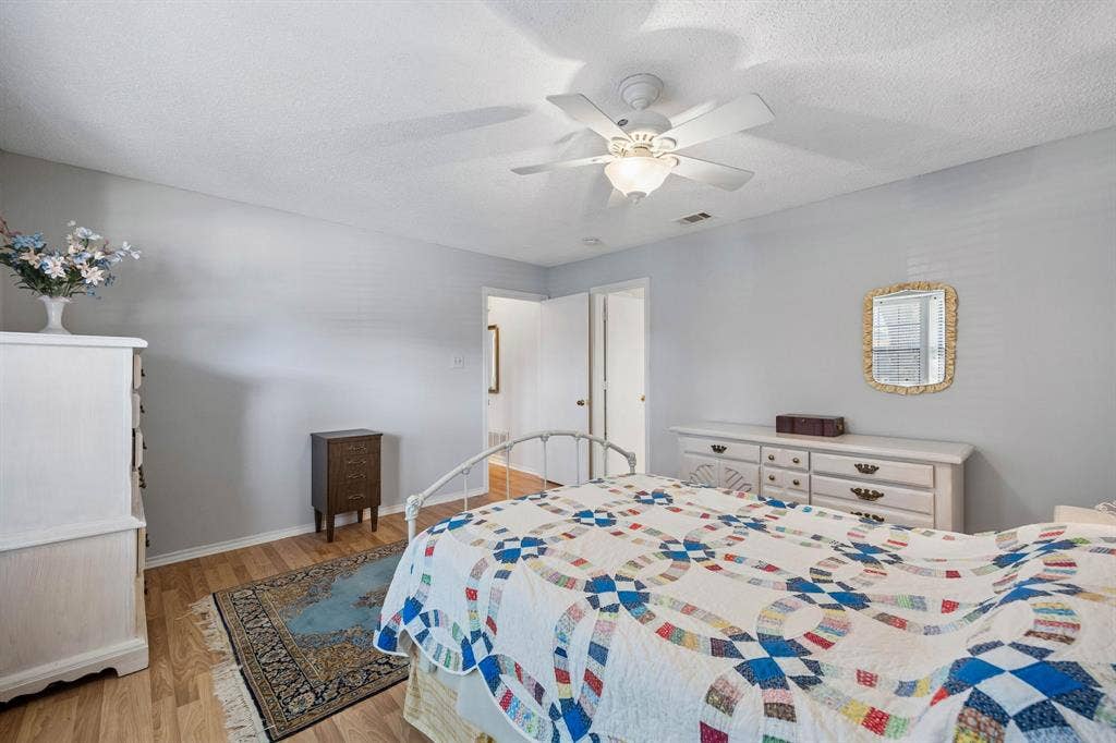 1902 Wyatt Drive, Garland, TX 75040 Recessed ceiling fan with integrated lighting