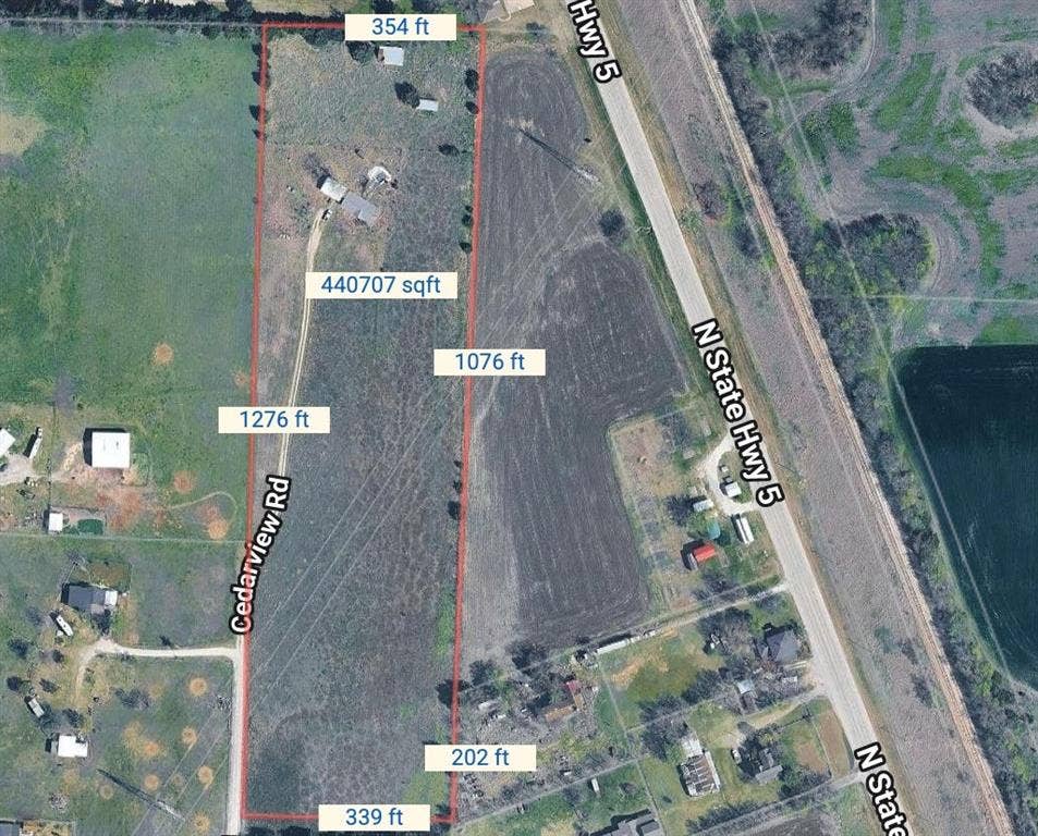 13740 Cedarview Lane, Anna, TX 75409 Dimensions per Tax Realist