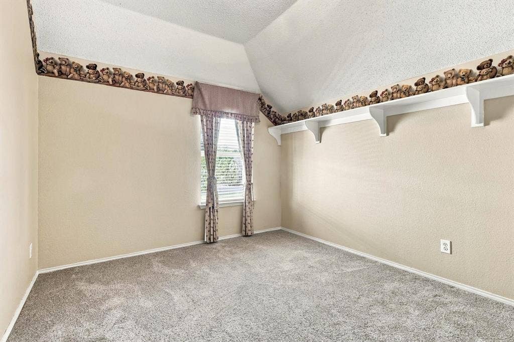 103 Deerpath Road, Hickory Creek, TX 75065 Neutral-toned walls complement a textured carpet