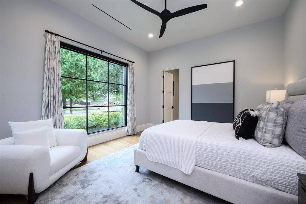 6115 Northwood Road, Dallas, TX 75225 Downstairs Bedroom