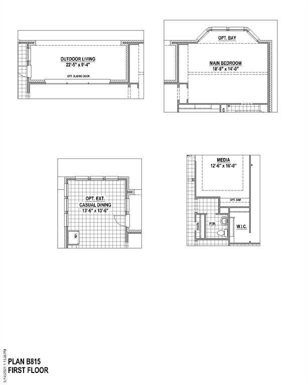 Floor plan options