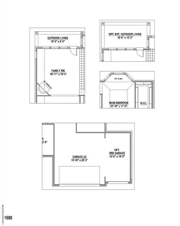 4865 Weeping Hollow Way, Midlothian, TX 76065 Floor plan options