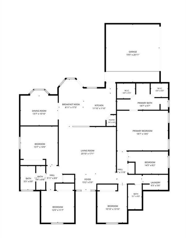 6716 Gold Dust Trail, Dallas, TX 75252 Floor plan