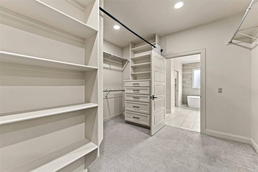 11003 Denali Drive, Woodway, TX 76712 Oversized primary closet with plenty of space