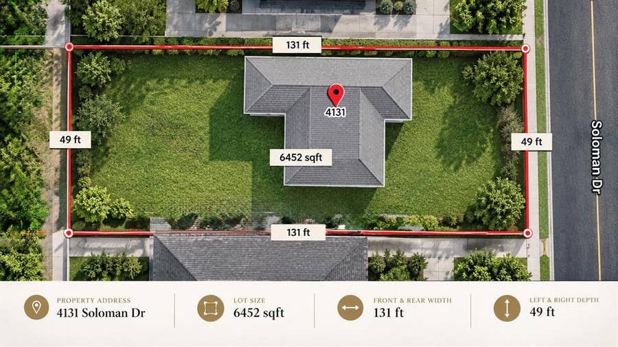 Property photo for 4131 Soloman Drive, Dallas, TX