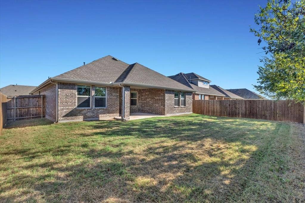 108 Timber Drive, Caddo Mills, TX 75135 Large backyard with covered patio