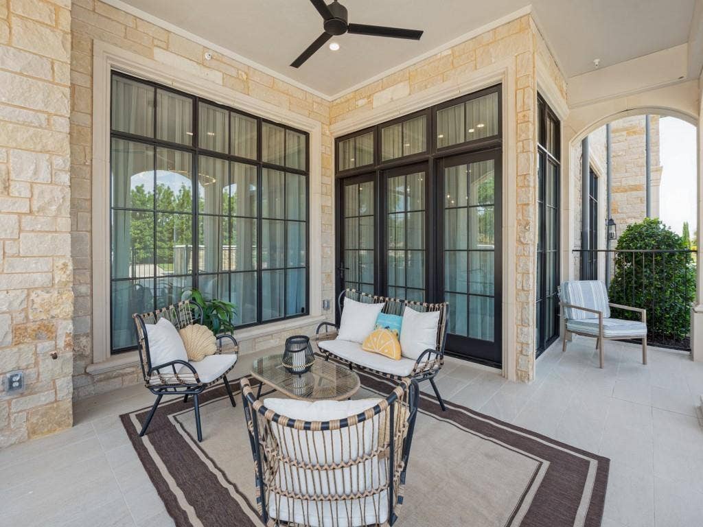 6801 Corporate Drive, #C2, Plano, TX 75024 One of the best features of the this location is the large patio that has it's own gate for guess to enter or your pet to go for a walk! No need to wait for an elevator!