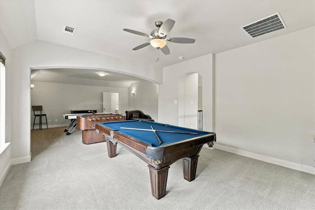There is also a half-bath upstairs in this space for convenience