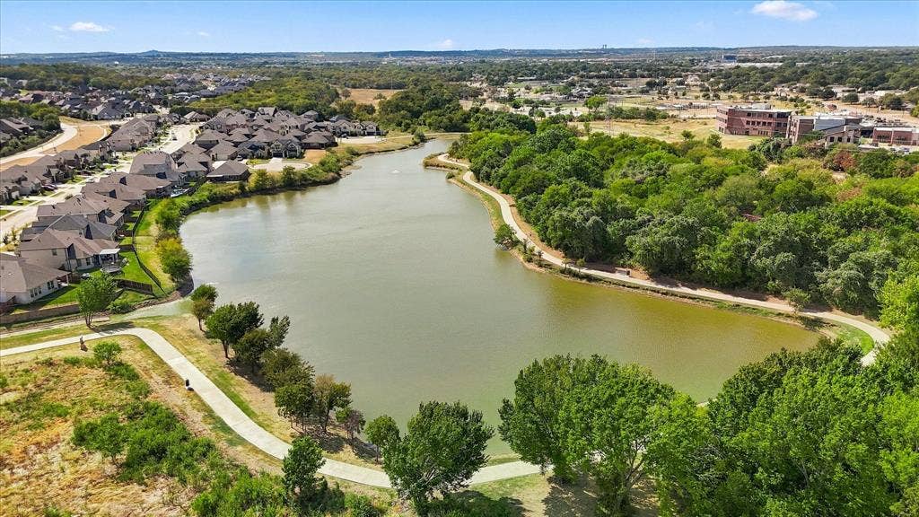 The pond is a nearby walk!