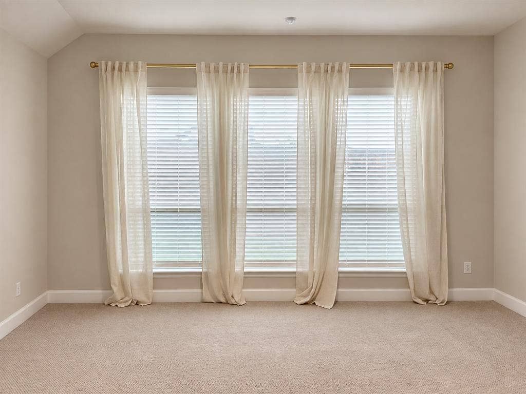 2234 Somercrest Place, Midlothian, TX 76065 Carpeted room featuring three windows