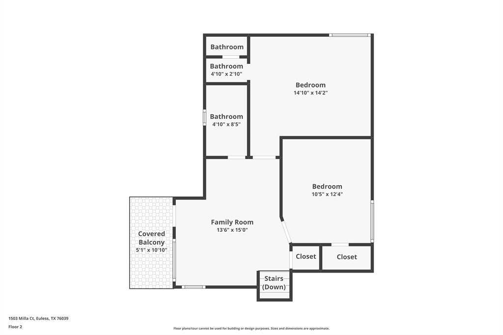 1503 Milla Court, Euless, TX 76039 Floor plan