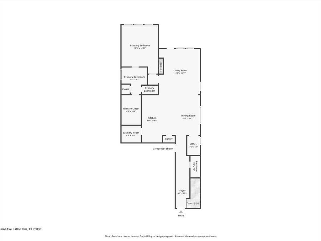 View of floor plan / room layout