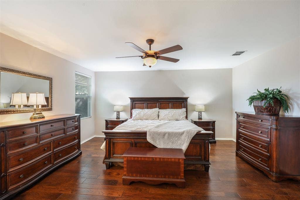 5409 Running Brook Lane, McKinney, TX 75071 Hardwood flooring with a rich finish