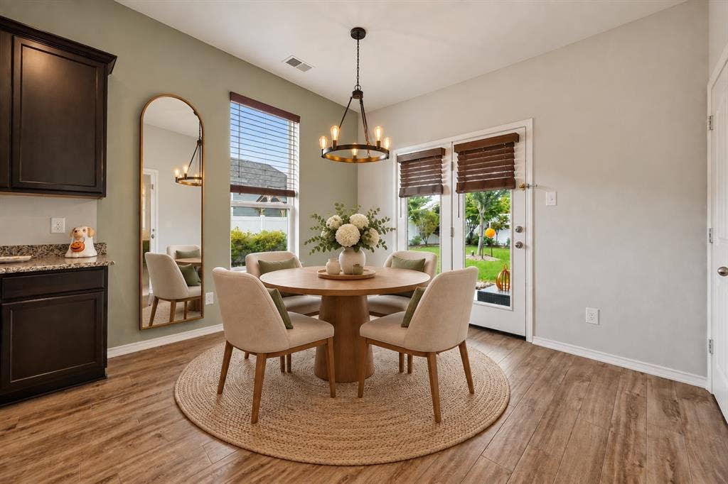 1409 Ellis Lane, Aubrey, TX 76227 Dining Area—Virtually Staged