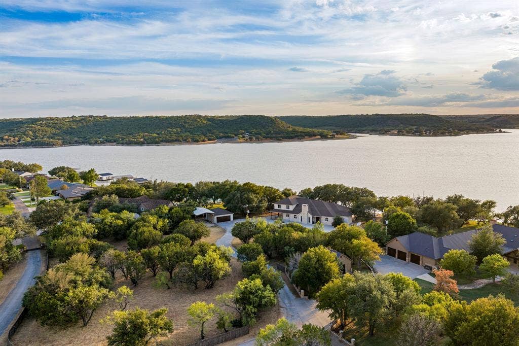 4877 Pike Road, Graham, TX 76450 Situated on the quieter west side of PK, this property offers deep water and million dollar sunsets.