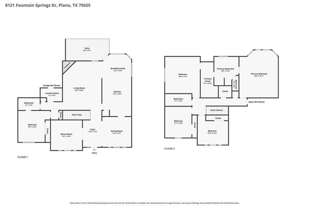 8121 Fountain Springs Drive, Plano, TX 75025 8121 Fountain Springs Drive, Plano, TX 75025
