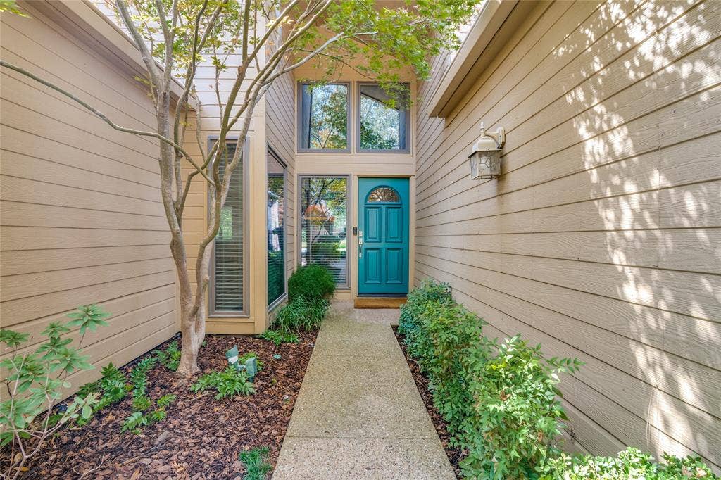17411 Oakington Court, Dallas, TX 75252 Private, tucked back entrance.