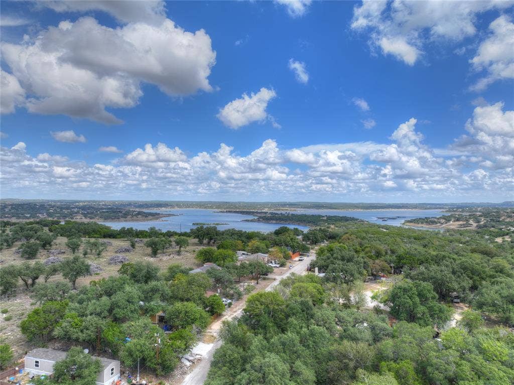 772 Rambling Drive, Canyon Lake, TX 78133 120 ft in the air. View of canyon lake.