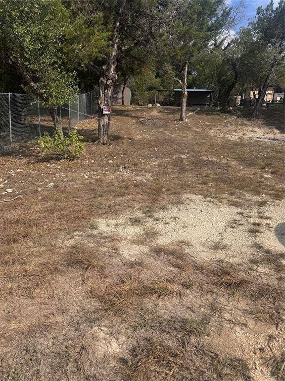 772 Rambling Drive, Canyon Lake, TX 78133 Another view of the lot.